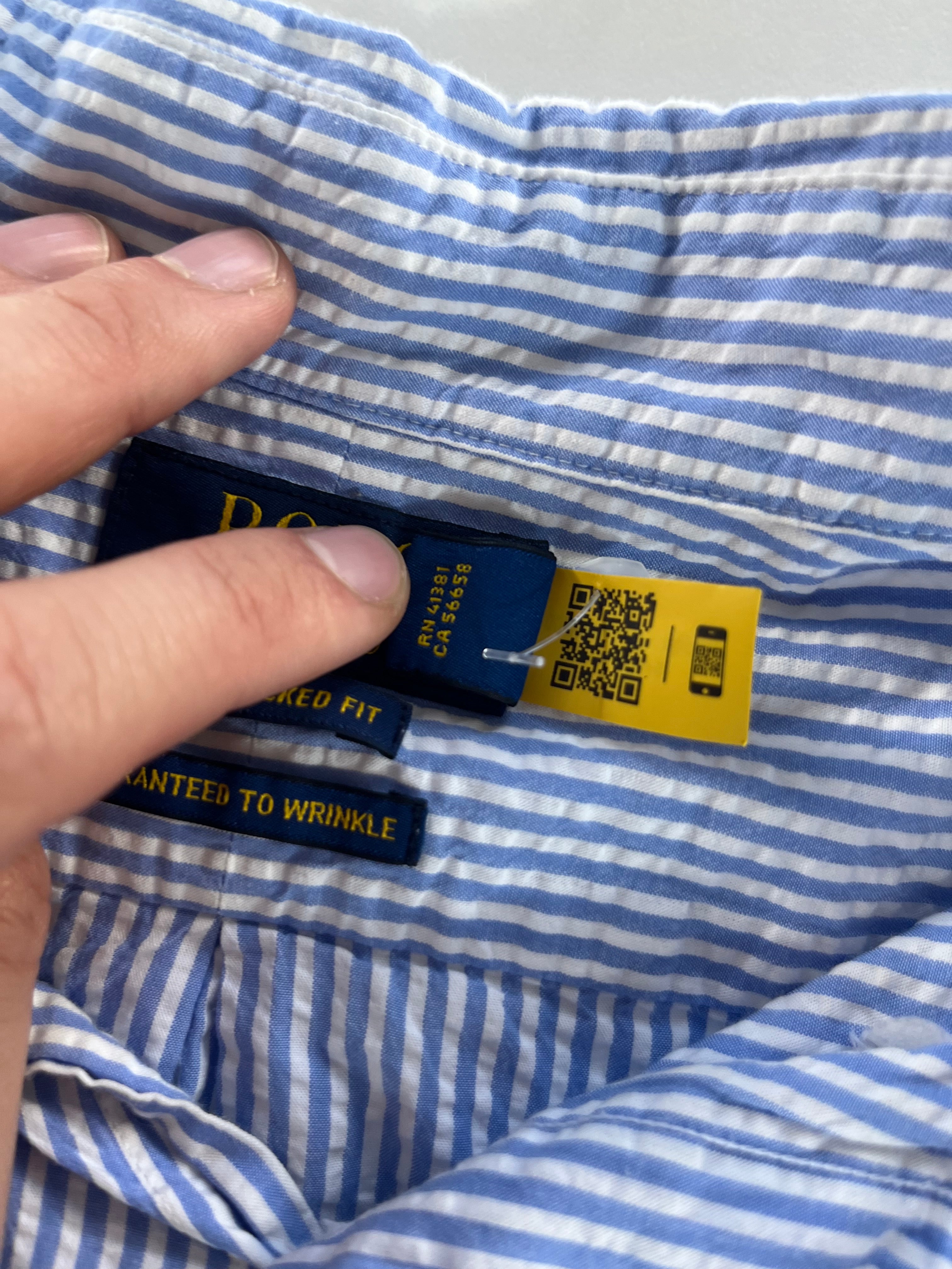 Ralph Lauren Untucked Fit QR ing