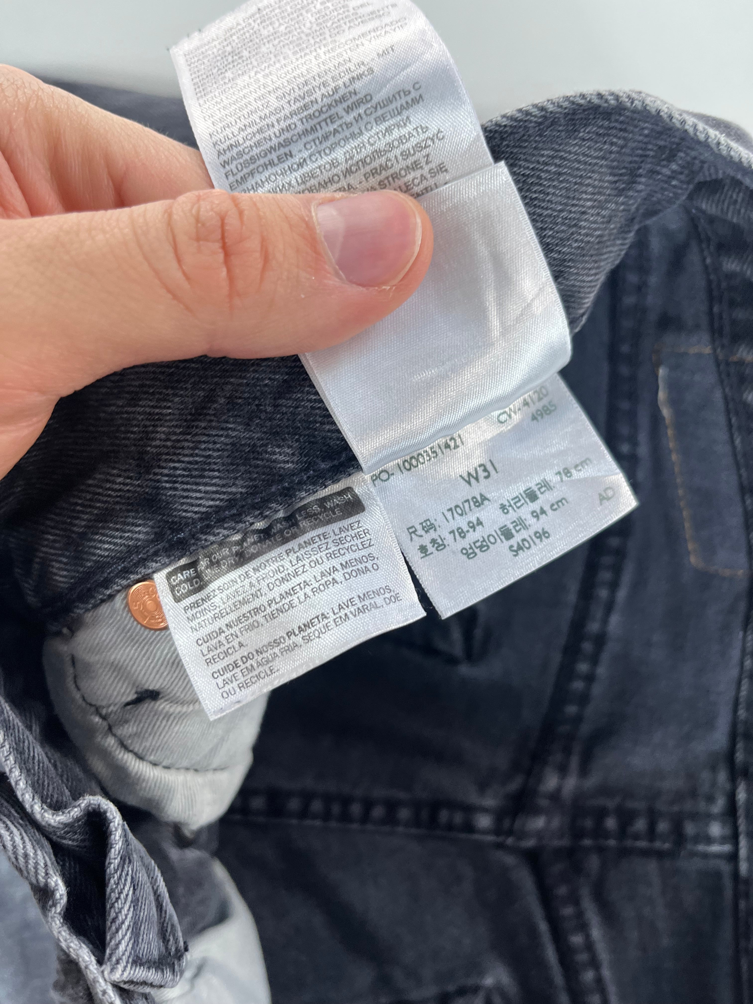 Levi's Lot 501' 93 W31 short