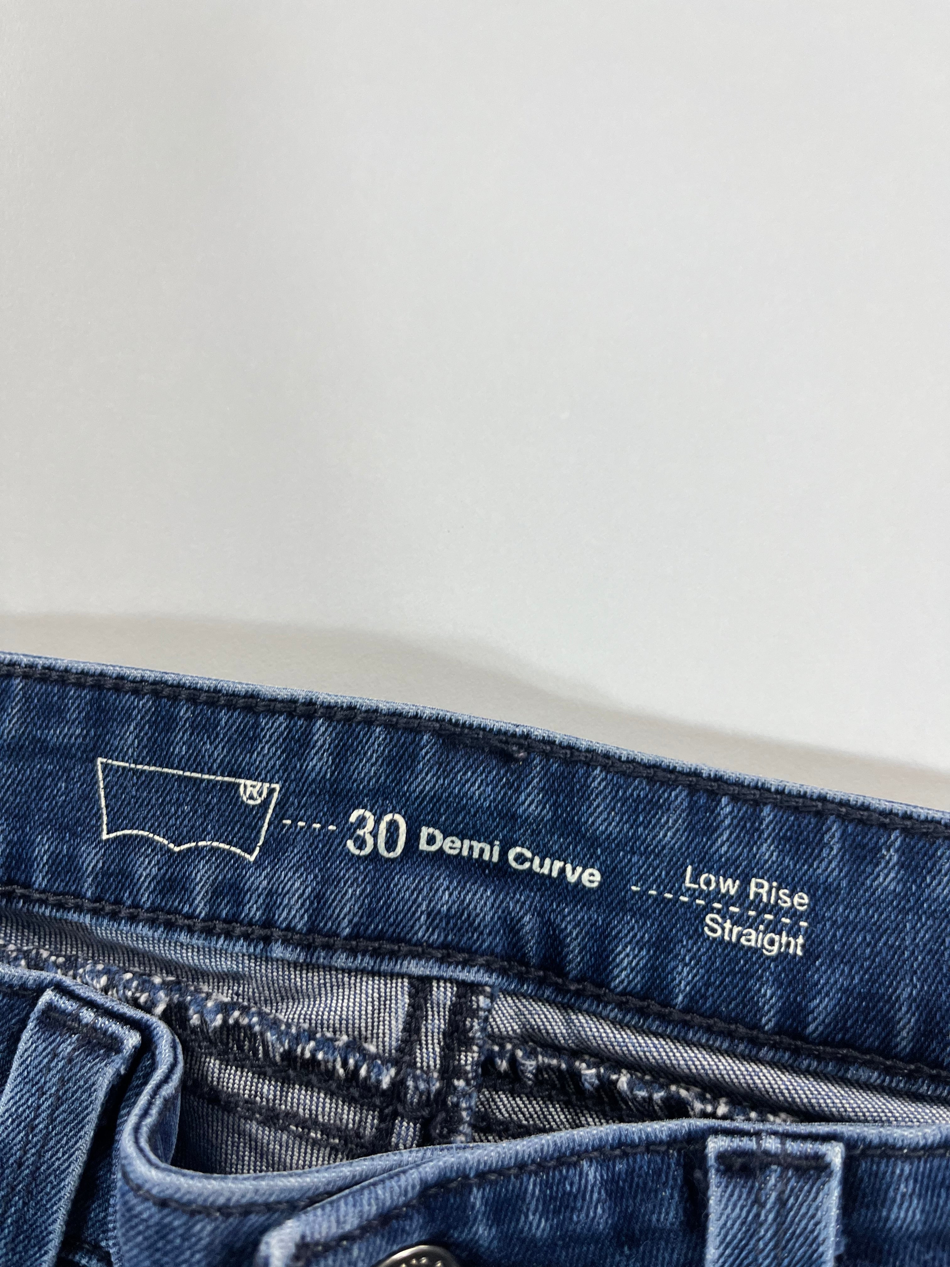Levi's Demi Curve Low Rise Straight 30 farmernadrág