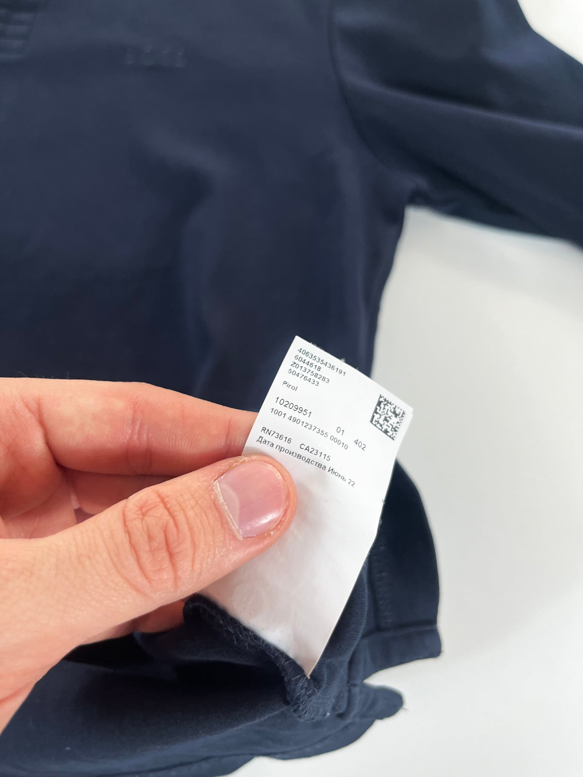 Hugo Boss Regular Fit Luxury Cotton longsleeve pólóing
