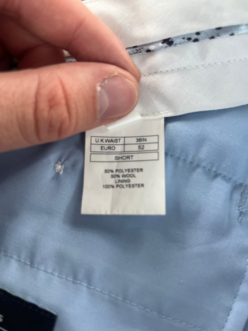 Moss London Skinny Fit öltönynadrág