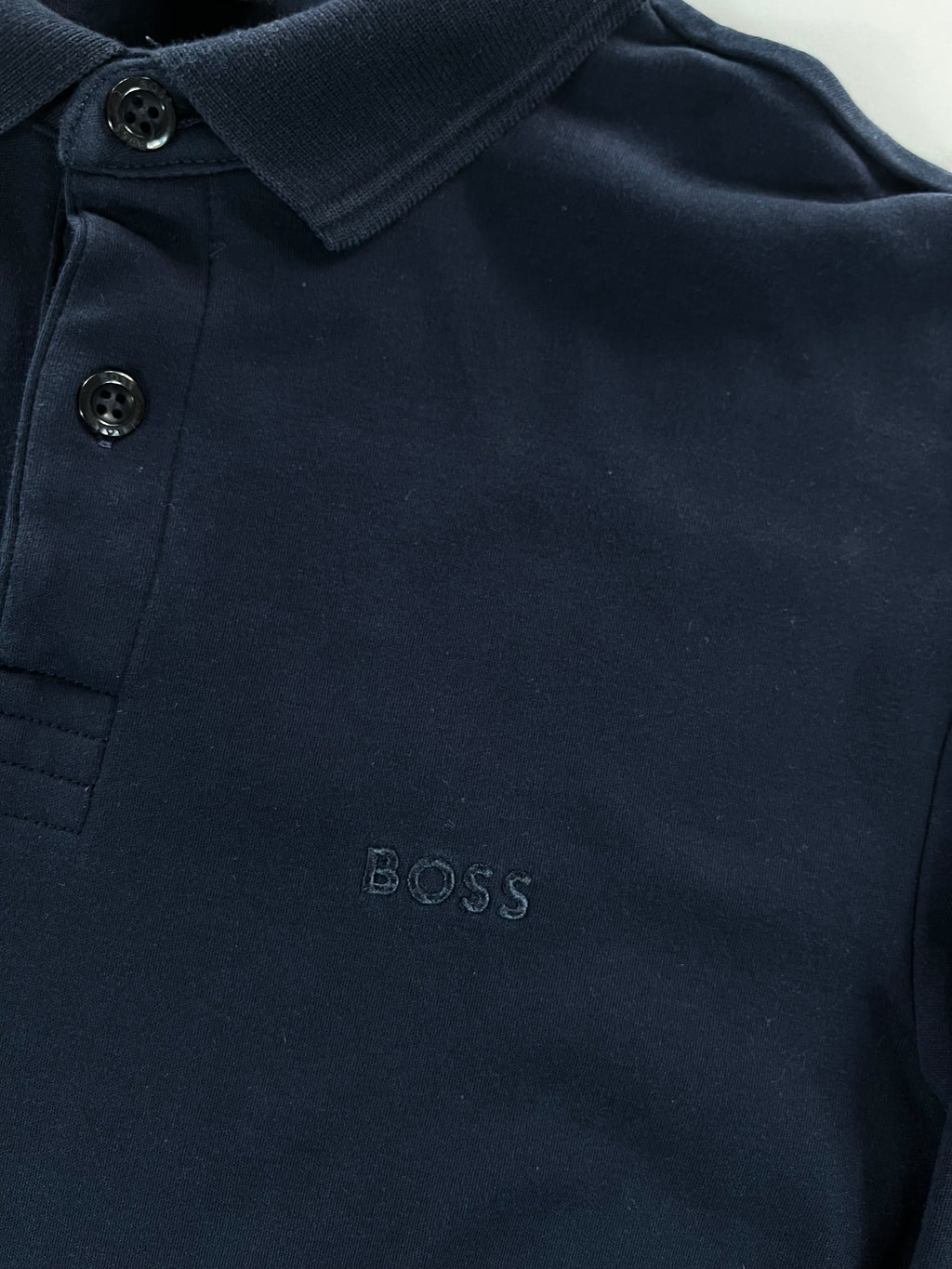 Hugo Boss Regular Fit Luxury Cotton longsleeve pólóing