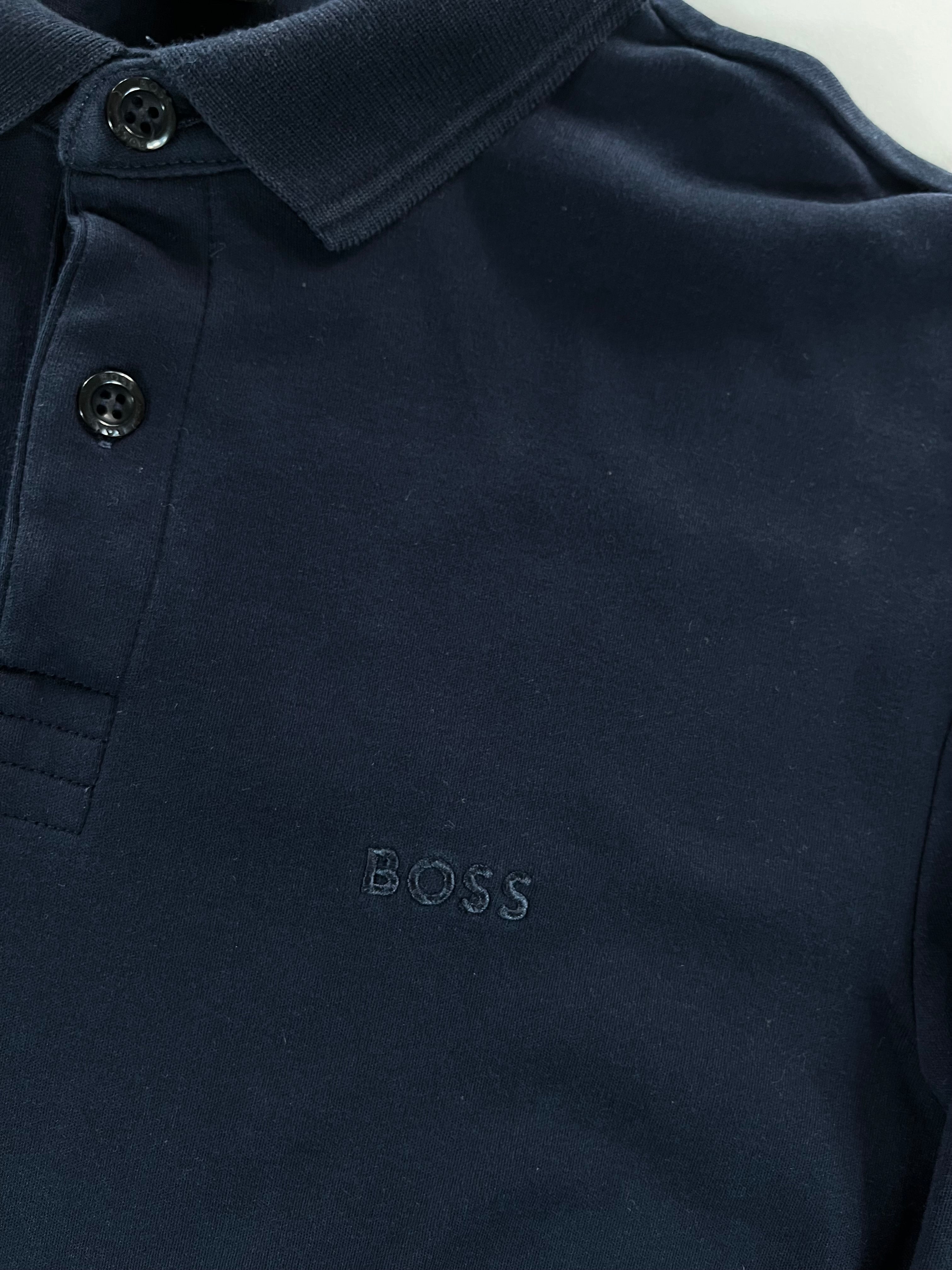 Hugo Boss Regular Fit Luxury Cotton longsleeve pólóing
