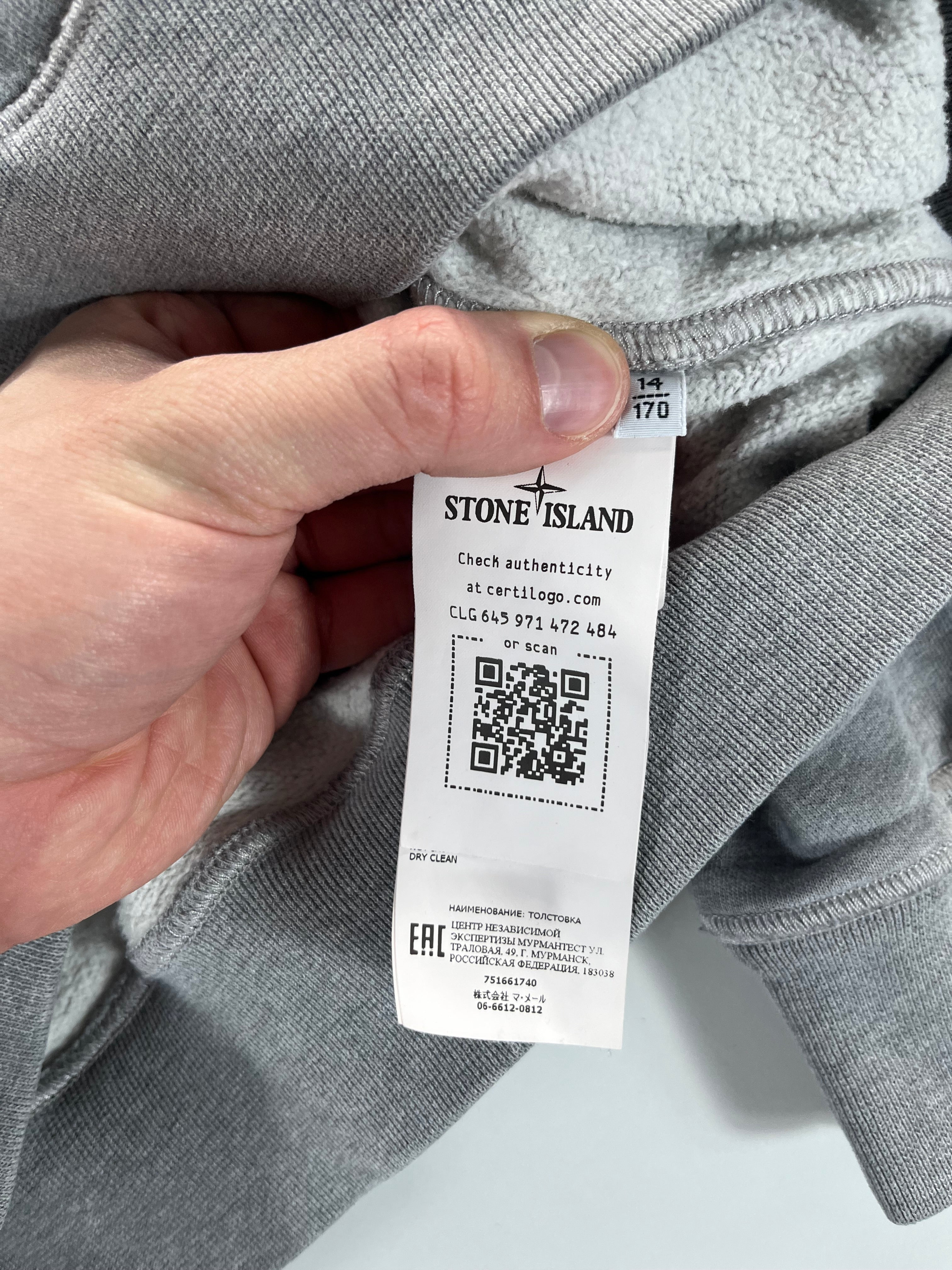 Stone Island Morse Code Research hoodie pulóver
