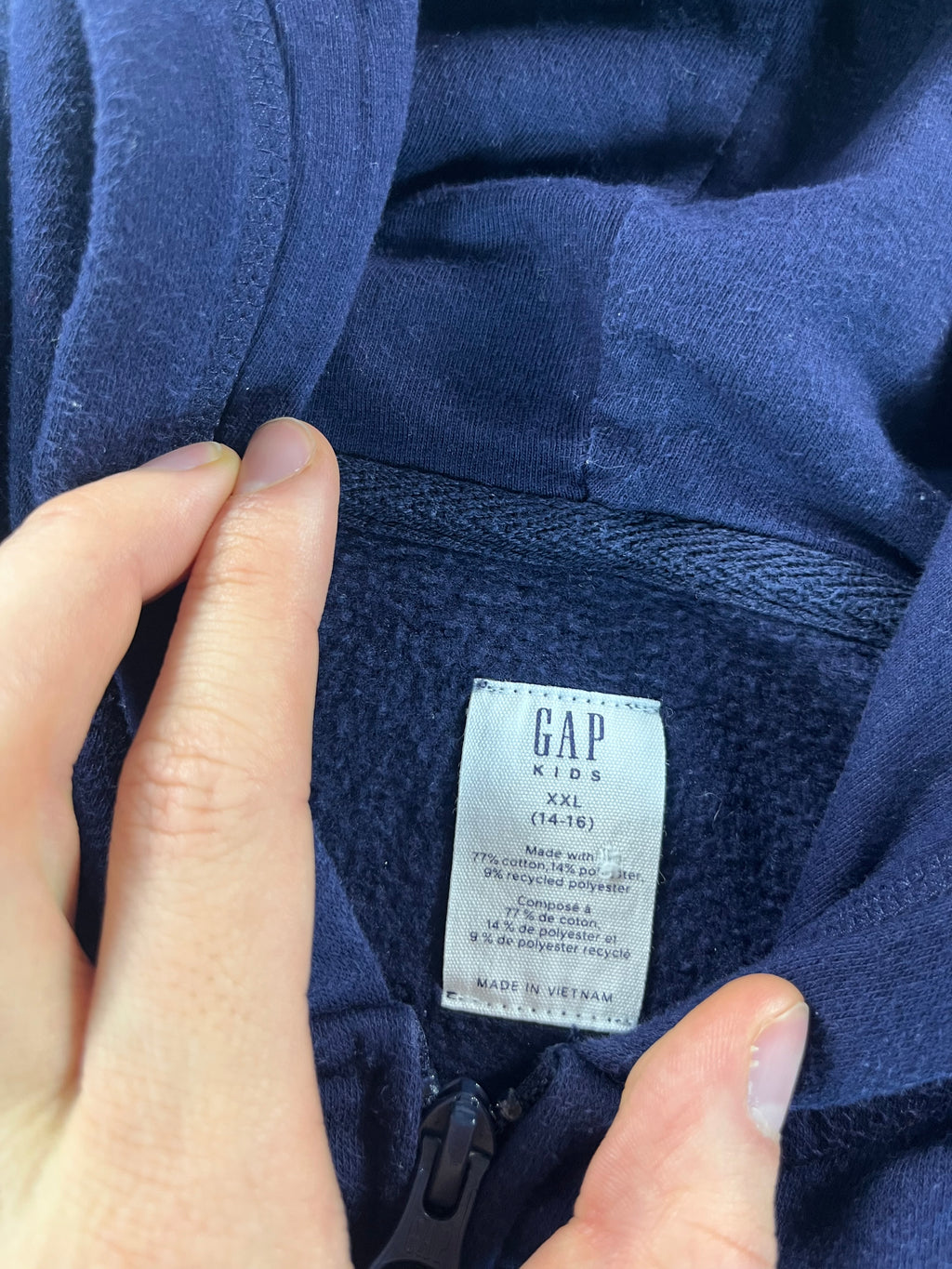 GAP full-zip hoodie pulóver
