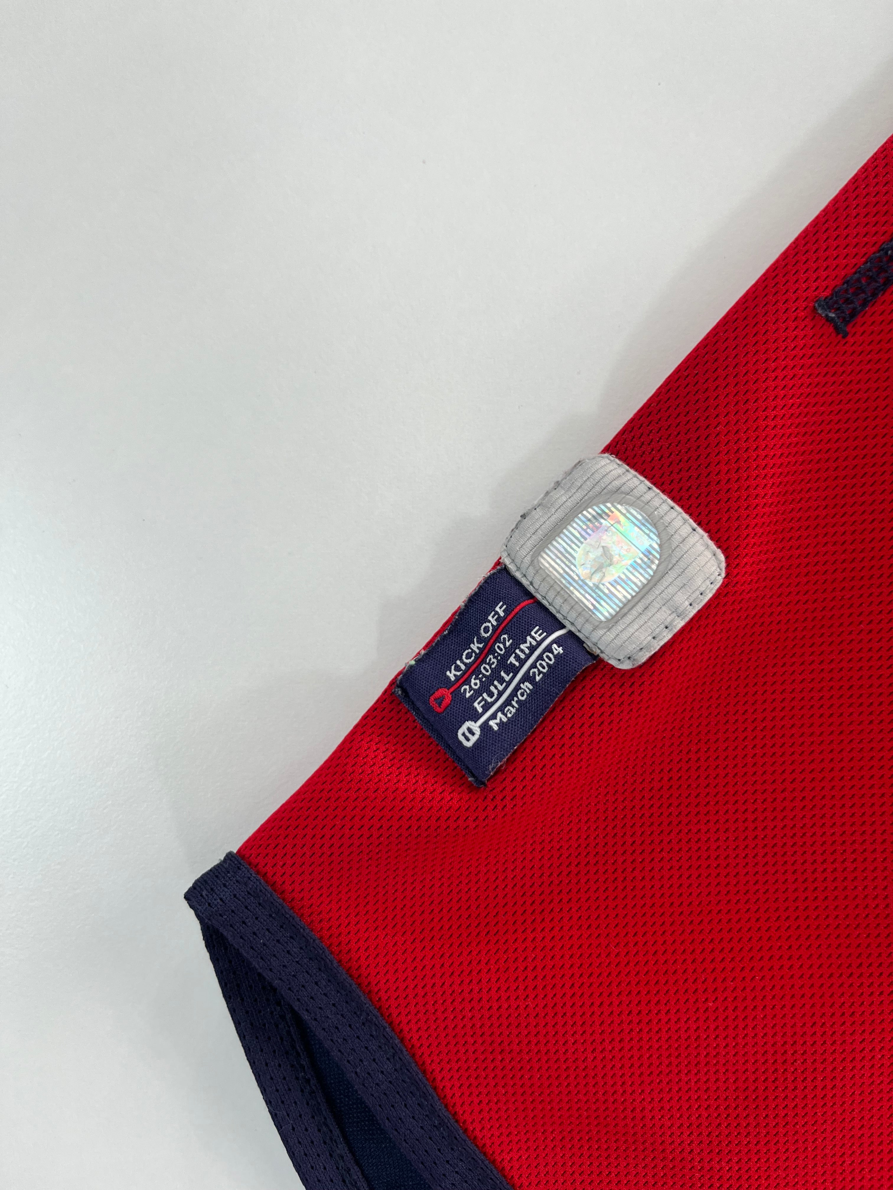 Umbro Anglia válogatott 2002-2004 2 in 1 longsleeve mez