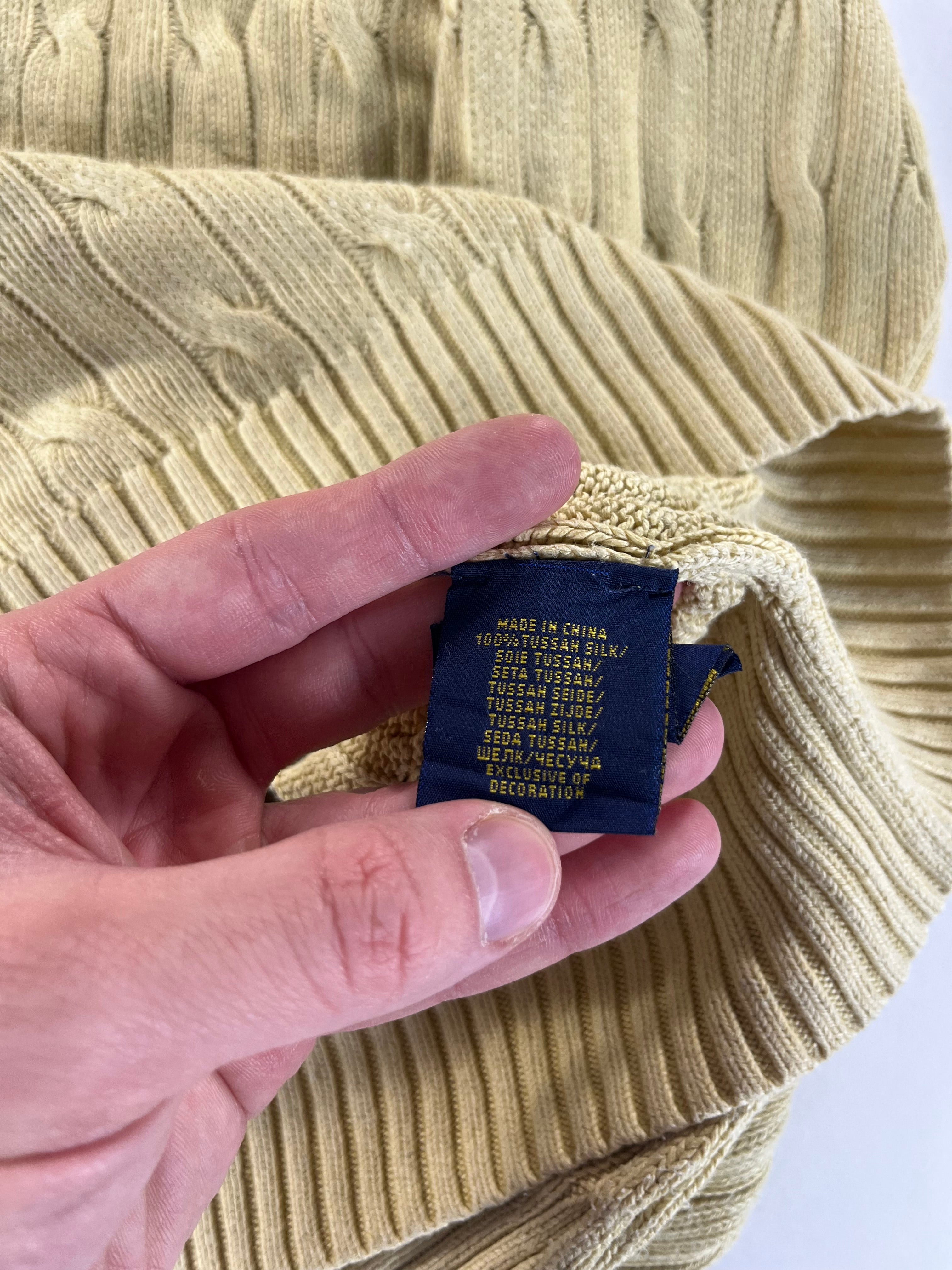 Ralph Lauren cable knit pulóver