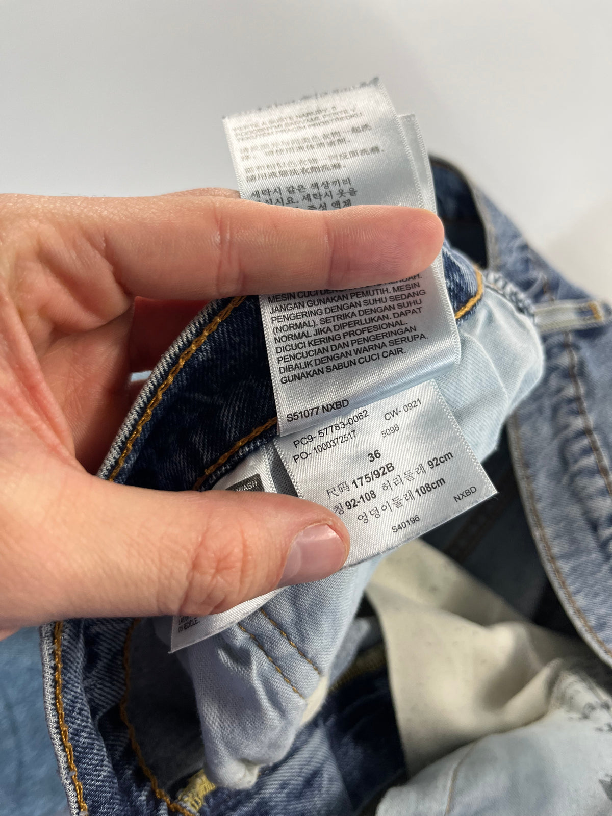 Levi's Lot 502 Hi-Ball W36 farmernadrág