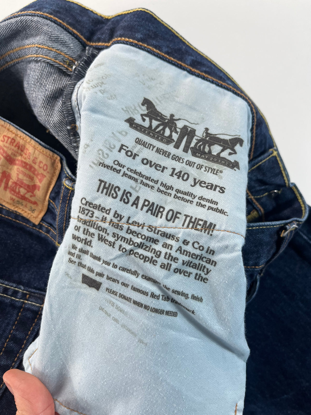 Levi's 751 W34 L36 farmernadrág