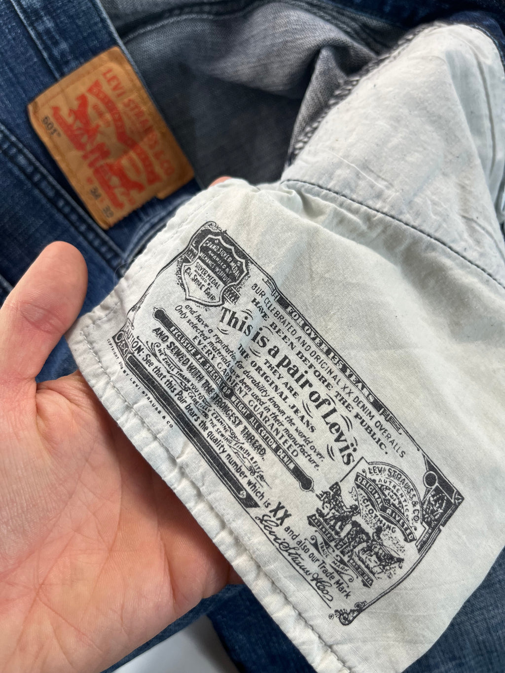 Levi's 501 W34 L32 farmernadrág