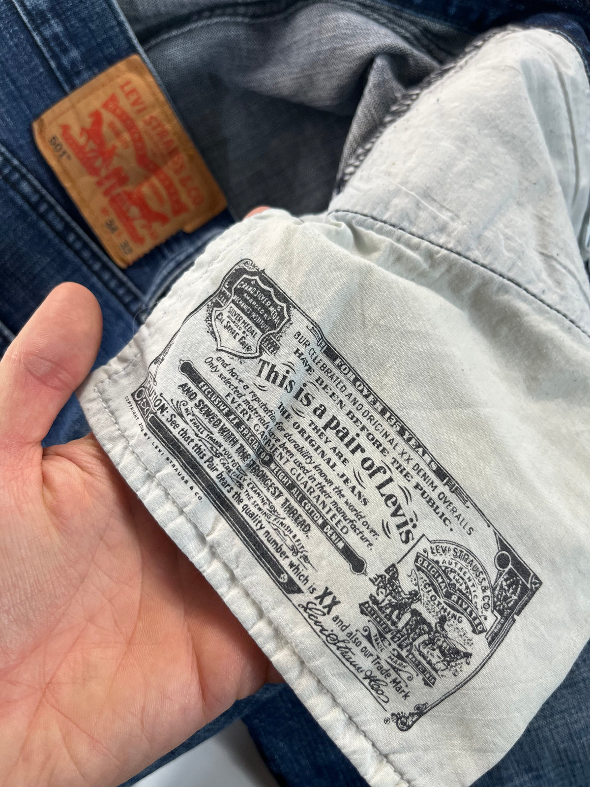 Levi's 501 W34 L32 farmernadrág