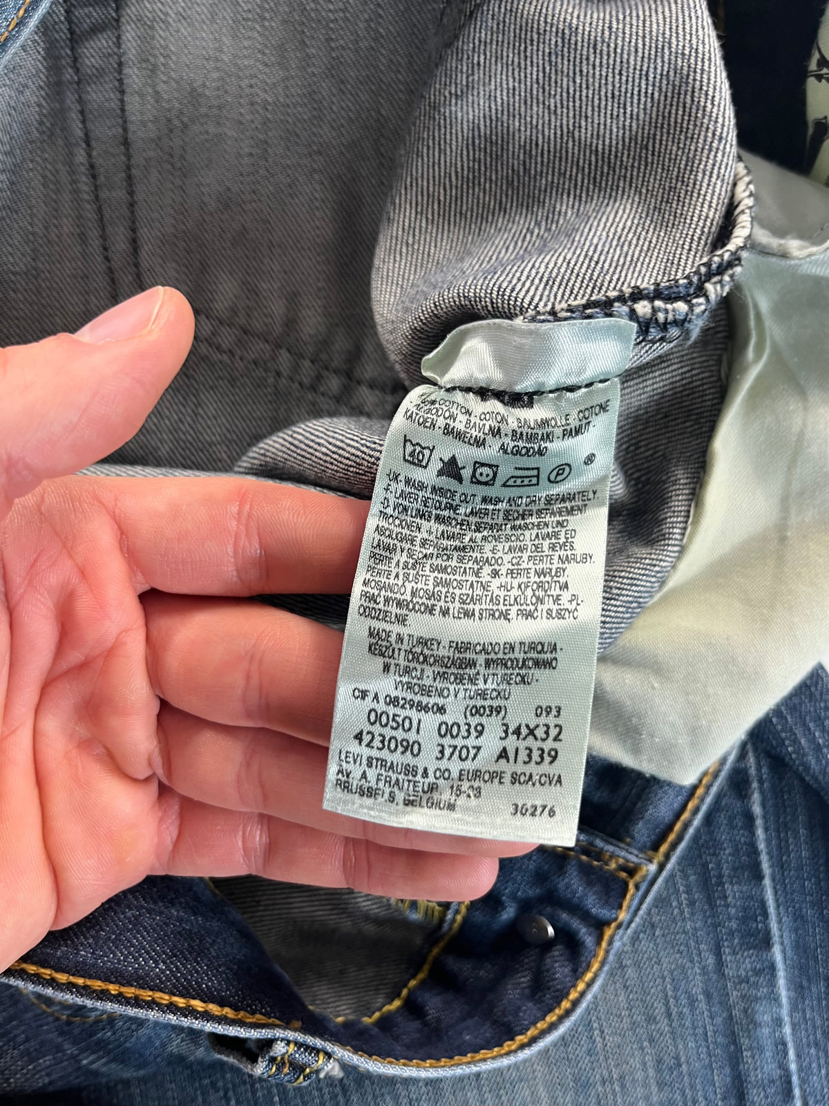 Levi's 501 W34 L32 farmernadrág