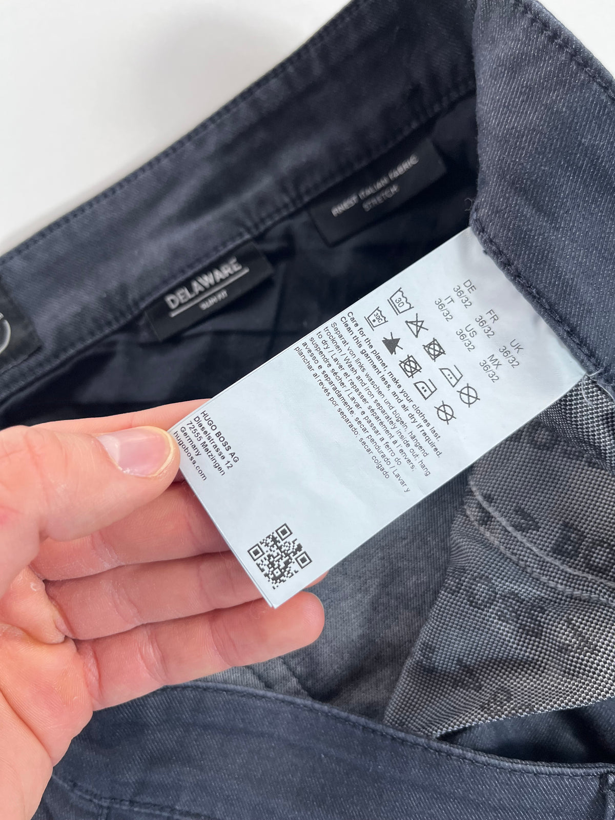 Hugo Boss Perfomance Slim Fit farmernadrág